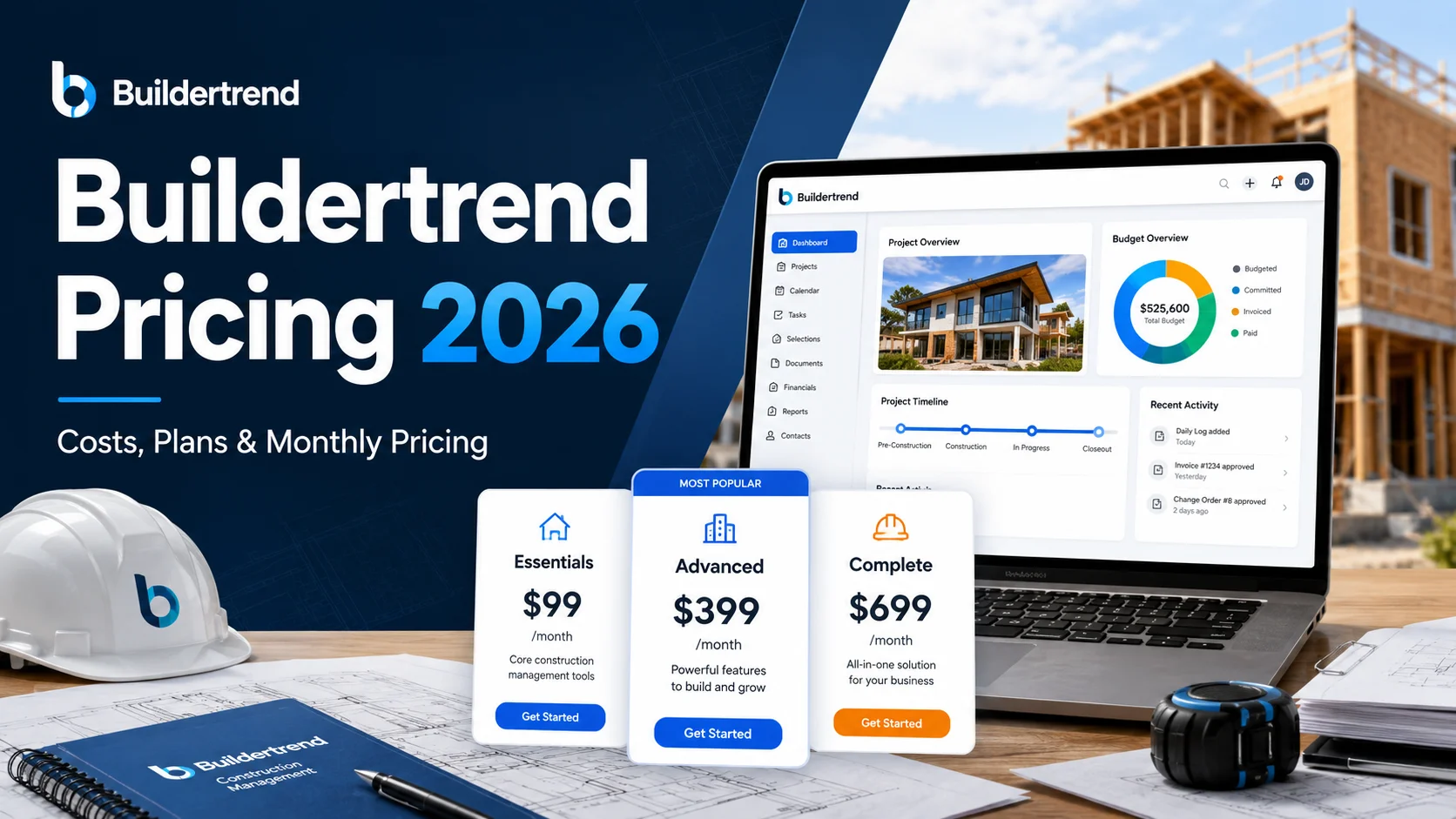 Buildertrend Pricing 2026: Costs, Plans & Monthly Pricing