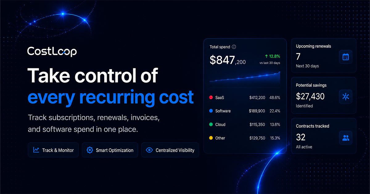 Why CostLoop was built for small businesses with forgotten subscriptions